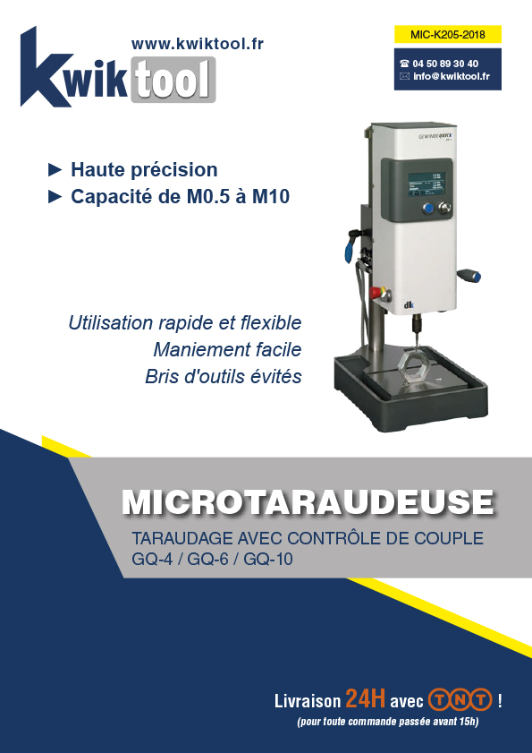 Catalogue Microtaraudeuse