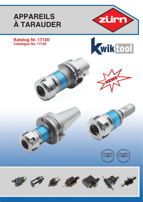 Couverture du catalogue Appareils à tarauder HSK SK BT