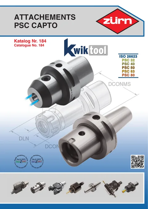 Couverture du catalogue Attachements PSC Capto