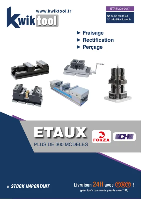 Couverture du catalogue Étaux