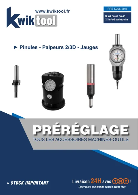 Couverture du catalogue Préréglage